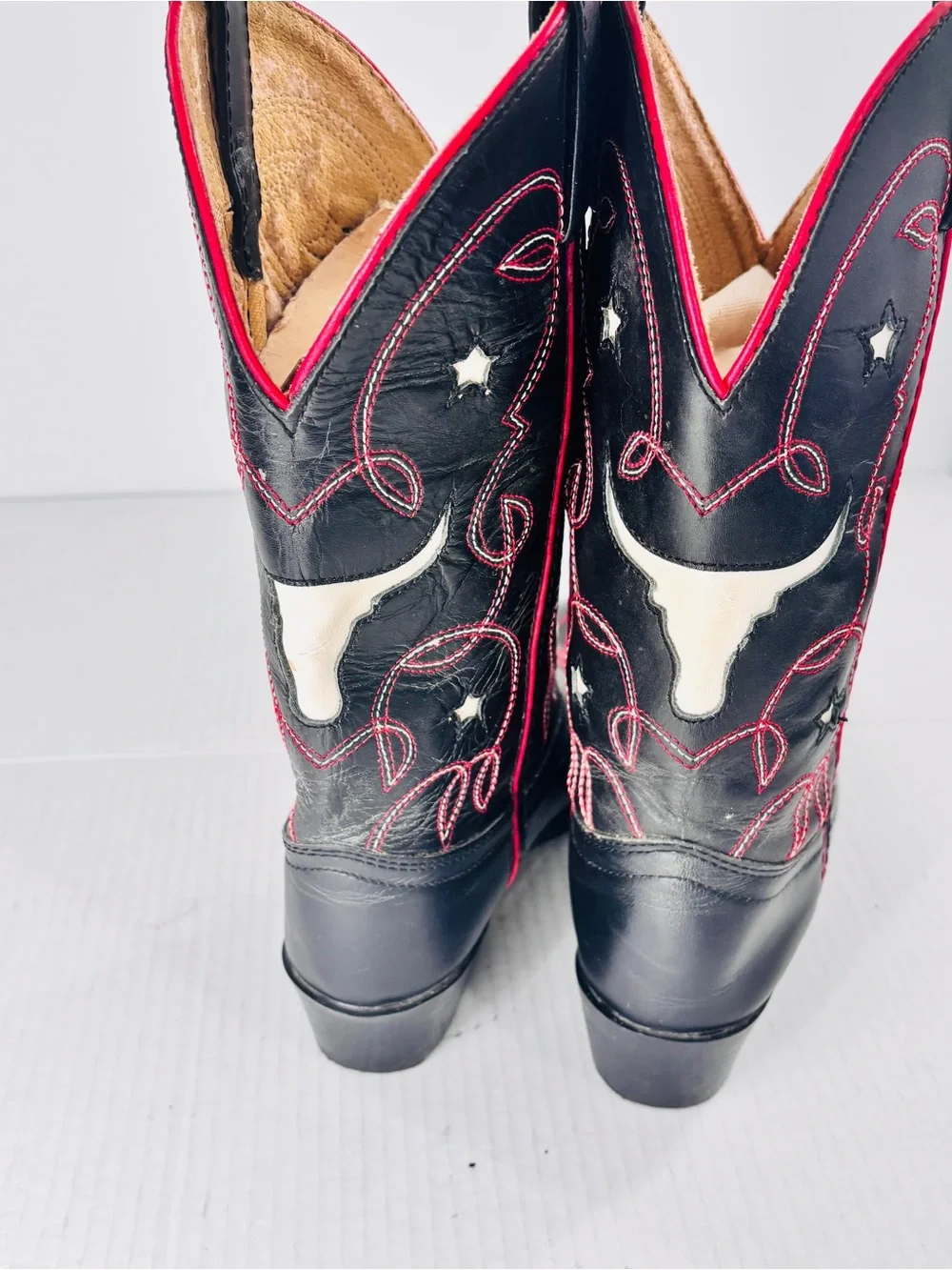 Justin Black - Size 4 Kid boots